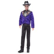 2023 Día De Muertos Ken Doll Wearing Blue Jacket and Black Hat, Barbie Signature Collectible