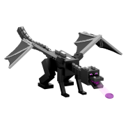 ​Mattel Minecraft Dragon’s Breath Ender Dragon Action Figure With 10 Discs