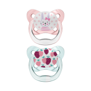 Dr Brown's Prevent Butterfly Stage 1 Soother - 2PK (Pink)