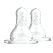 Dr Brown's Options Level 1 Narrow Silicone Teat (2 Pack)