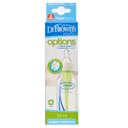 Dr Brown's Natural Flow® Options+™ Anti-Colic Baby Bottle - 120ml