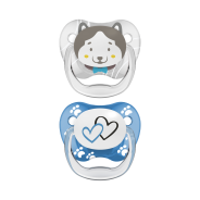 Dr Brown's Stage 2 Prevent Pacifier (2PK) - Blue