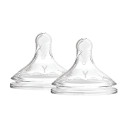 Dr Brown's Options+™ Wide-Neck Bottle Nipple (Y-Cut 2 Pack)