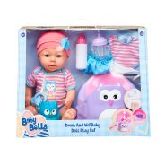 Reggies Baby Bella 40cm Drink and Wet Baby Doll Play Set