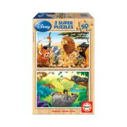 Animal Friends Wooden Puzzles 2x50pc