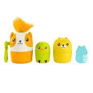 Fisher-Price Preschool Toy, FP Pets On-the-Go Nesting Pets Set of 4 Stacking Animals