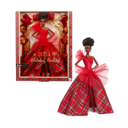 Barbie Signature Doll 2024 Holiday Barbie Fashion Doll with Brown Hair