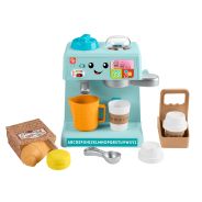  Fisher-Price Laugh & Learn Learn Serve Coffee Café Playset with 10 Pretend Play Pieces