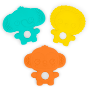 Bright Starts Gummy Buddies 3-Pack Textured Teethers