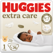 Huggies Extra Care Value Pack - Size 1 (76s)