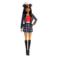 Barbie Signature Doll, Clueless Dionne Collectible with Black-and-White Plaid Suit, Top Hat, & Cell Phone Accessory