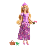 Mattel Disney Princess Toys, Rapunzel Fashion Doll with 2 Looks, 9 Accessories, 2 Snap-On Bodices & 2 Skirts, 2-in-1 Stories Inspired by Disney Tangled