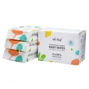 Oh-Lief Biodegradable Bamboo Baby Wipes Value Pack
