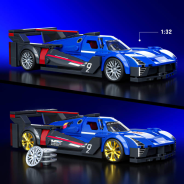 Mattel Brick Shop Hot Wheels Speed Series Building Set, Cadillac Project GTP Hypercar with 236 Pieces, Realistic Details and Custom Decals, Adult Collectors and Kids Ages 10+