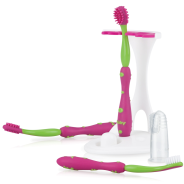 Nuby 4 Stage Oral Care Set -Girl