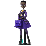 Monster High x Wednesday Doll and Accessories, Bianca Barclay Collectible in Nevermore Academy Uniform with Siren Amulet, Backpack and Doll Stand