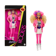 ​Barbie Signature Doll, Barbie and the Rockers Collectible Repro Barbie Doll, 40th Anniversary of 1986 Line, Doll Stand and Displayable Packaging