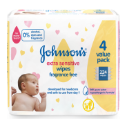 Extra Senstive Wipes 224's