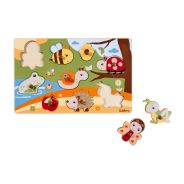 Eichhorn Bee Happy Pin Puzzle Assorted
