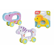 ABC Happy Push Animals 3 Assorted - Each sold separately 