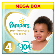 Premium Care Size 4 Mega Pack 104 