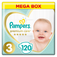 Premium Care Size 3 Mega Pack 120 