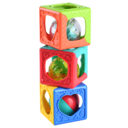 Playgo Rattle Stacking Blocks - 3 PCS
