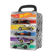 Hot Wheels Metal Car Case Silver