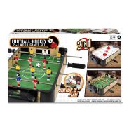 Table Top Air Hockey &  Soccer 2-In-1 50cm Table