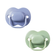 Tommee Tippee Cherry Latex Soother - 18-36 months - pack of 2 soothers with 100% natural latex baglet