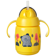 Tommee Tippee Superstar Training Straw Cup - Yellow (300ml)