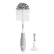Munchkin Bristle Bottle and Nipple Brush - Grey