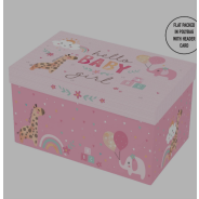 GIFT BOX BABY GIRL - FLAT PACK