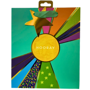 Large Hooray Colourful Gift Bag