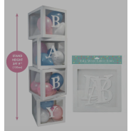 BABY BOXES WITH 16 BALLOONS
