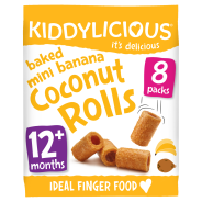 Mini Coconut Rolls Banana 6x6.8g 