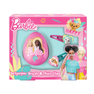 Barbie Detangler Brush & Hair Clips 