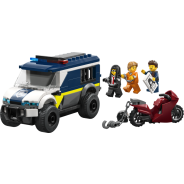 City Police Prisoner Transport Van Building Toy 60479