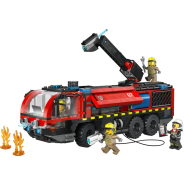 City Airport Fire Truck - Toy Truck Building Set 60499