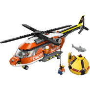 City Coast Guard Helicopter Toy Building Set 60503