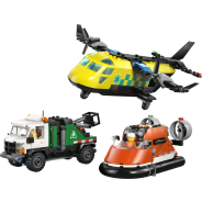 City Airplane, Service Truck & Hovercraft Remix 60505