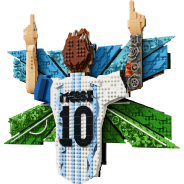 LEGO® Editions Lionel Messi Celebration Building Set (43018)