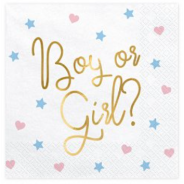 NAPKINS - BOY OR GIRL 20PCS