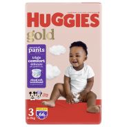 Huggies Gold Pants - Size 3 (6-11kg) - 66 Nappies Jumbo Pack