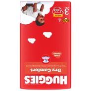 Huggies Dry Comfort Nappies Jumbo Pack (Size 3) - 60 EA