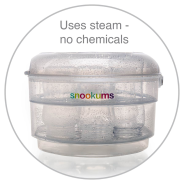Snookums Microwave Steam Sterilizer - Grey