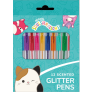Squishmallow 12 Scented Glitter Pens 