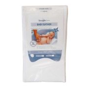 Snuggletime Toweling Baby Bather - White
