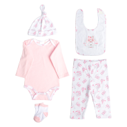 Fashionation 7 Piece Gift Set - Cat - 0-3M
