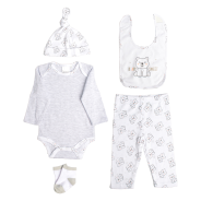 Fashionation 7 Piece Gift Set - Bear - 3-6M